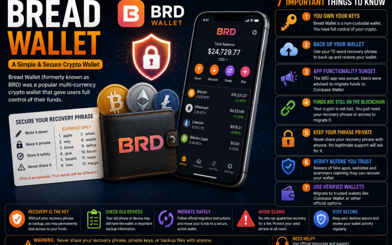 Bread Wallet: 7 Important Things You Need to Know About BRD Wallet Recovery