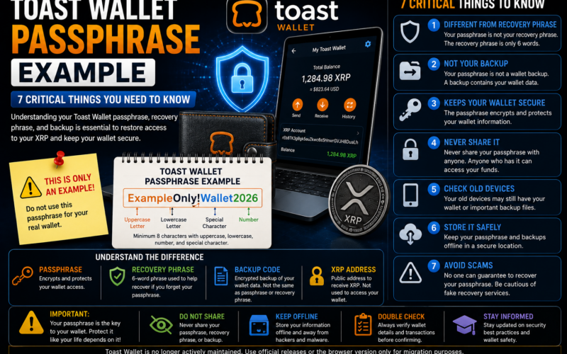 Toast Wallet Passphrase Example: 7 Critical Things You Need to Know